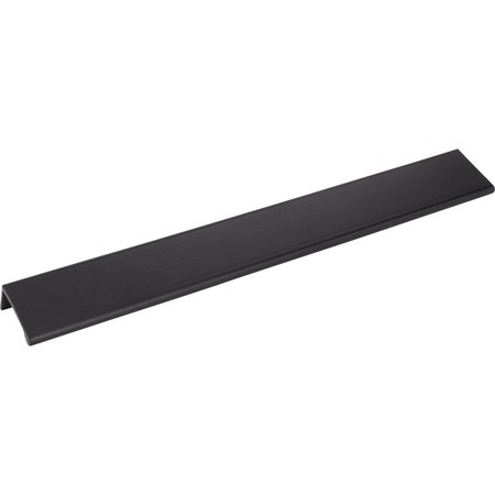 ELEMENTS BY HARDWARE RESOURCES 12" Overall Length Matte Black Edgefield Cabinet Tab Pull A500-12MB